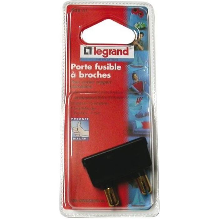LEGRAND Porte-fusible à broches diamètre ø 7mm pour cartouches 8,5 x 31,5