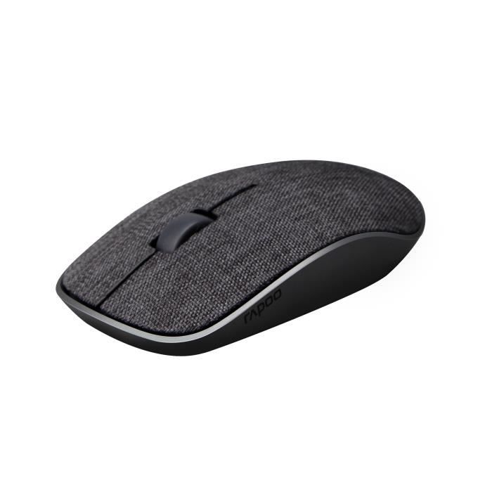 Rapoo Souris 3510+ - Sans fil - Optique - 3 Boutons - 1000 DPI - Noir