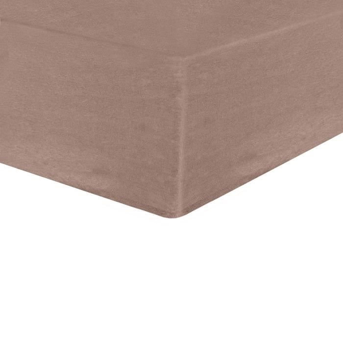 TROIS KILOS SEPT Drap housse - 40x80 cm - Taupe