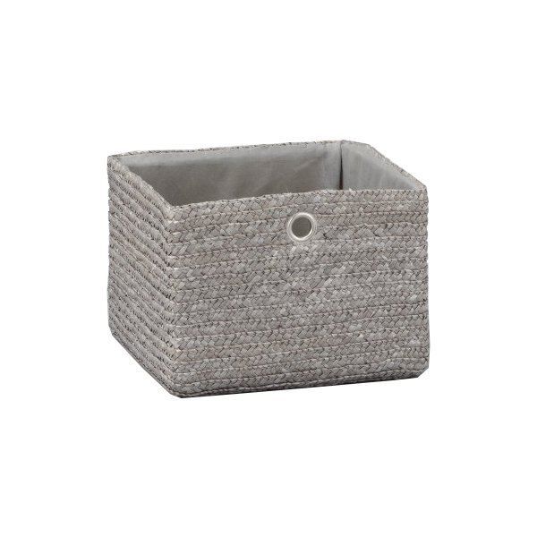 Panier de rangement déco gris - Achat / Vente casier pour ...