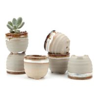 JARDINIÈRE - POT FLEUR T4U 6 CM Pots En Céramique.Base Noire.Série plante JARDINIÈRE - POT FLEUR T4U 6 CM Pots En Céramique.Base Noire.Série plante