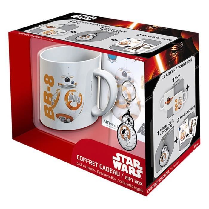 Pack Mug + Porte-clés + Sticker Star Wars - BB8 - ABYstyle