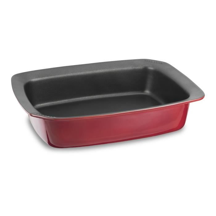 TEFAL SO EASY Plat à four rectangulaire J2102514 38x31cm violet
