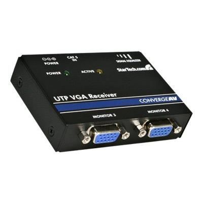 STARTECH Extendeur vidéo VGA sur Cat5 - Extender VGA - Prolongateur VGA sur câble Ethernet - 150 m - Récepteur