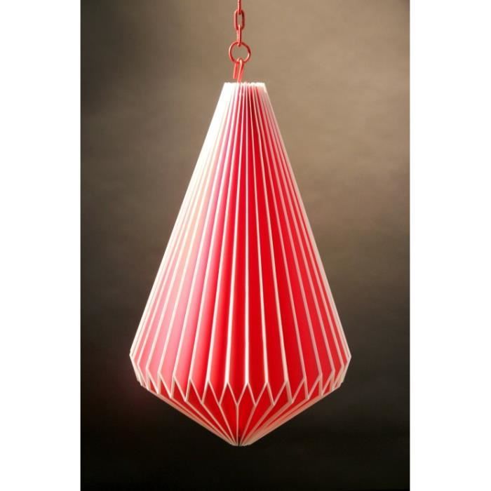 Papier Accordéon Suspension En Goutte Rouge cALq35R4j