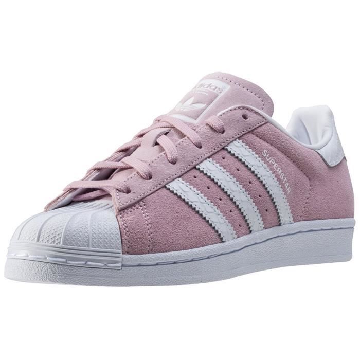 Adidas Superstar W Femme,Chaussures De Basketball Femme Rose rose ... Adidas Superstar W Femme,Chaussures De Basketball Femme