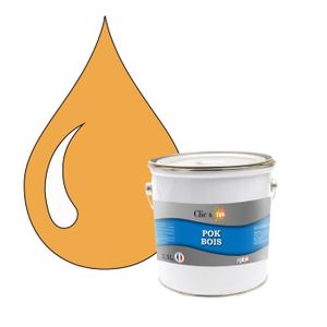 Peinture Glycéro Satin Deco Bois Jaune Pastel Ral 1034 25l