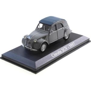 Miniature Ixo Voiture Citroen 2cv 1957 Echelle 1 43e Diecast Metal