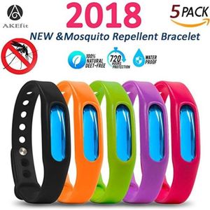 5pcs Bracelet anti,moustique pour les enfants, les adultes et les animaux , insectes Voyage Répulsif