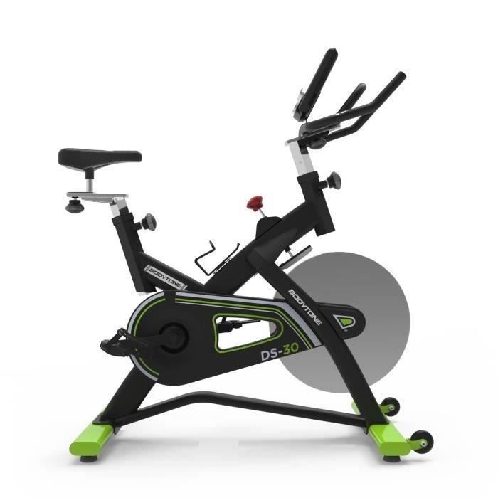 BODYTONE Vélo de Biking DS-30 - Mixte - Type Spinning - Noir