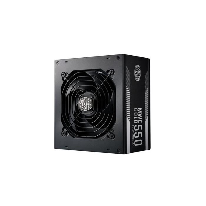 Cooler Master - MWE 550 GOLD - Alimentation 550W Full Modulaire (Certifiée 80 Plus Gold, Garantie 5 ans)