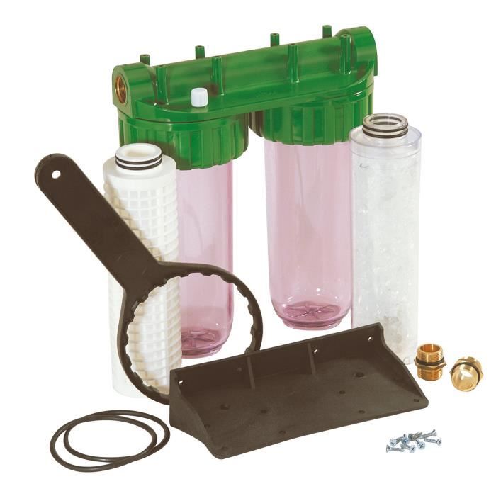 DIPRA Station de filtration Vital anticalc Duplex anti impuretes anti calcaire
