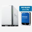 Synology DS218J WD BLUE 2To