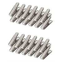 PINCE À LINGE Les 24 Pinces à linge en inox 6cm PINCE À LINGE Les 24 Pinces à linge en inox 6cm