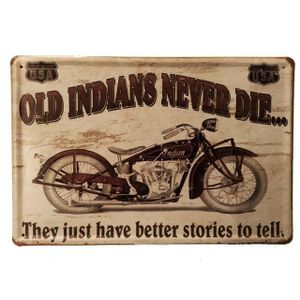 Plaque metal deco moto - Achat / Vente Plaque metal deco ...