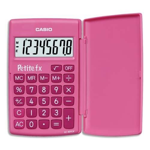 CASIO - Calculatrice scientifique petite rose