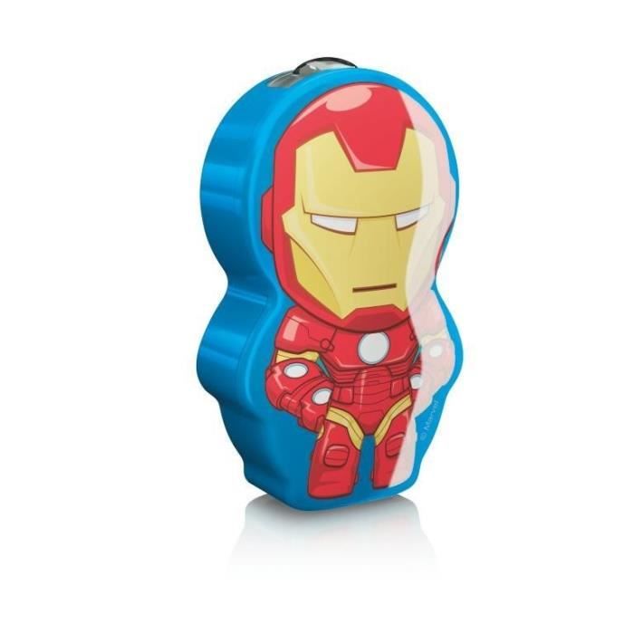 DISNEY - Lampe torche à pile LED Iron Man H9,2cm