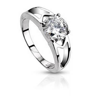 bague solitaire en acier bague solitaire en acier