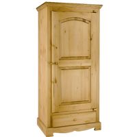 BUFFET - BAHUT Bonnetière classique en bois pin massif teinté cir BUFFET - BAHUT Bonnetière classique en bois pin massif teinté cir