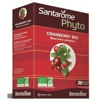 CONFORT URINAIRE Cranberry BIO 30 Ampoules SANTAROME - SANTAROME CONFORT URINAIRE Cranberry BIO 30 Ampoules SANTAROME - SANTAROME