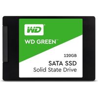 DISQUE DUR SSD WD Green SSD - Format 2.5 / 7mm - 120 Go DISQUE DUR SSD WD Green SSD - Format 2.5 / 7mm - 120 Go