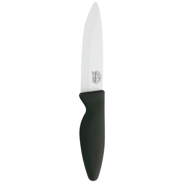 JEAN DUBOST Couteau céramique de chef - 15 cm - Lame blanche