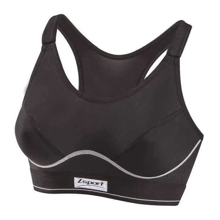 ZSPORT Brassière de sport Adjust - Noir