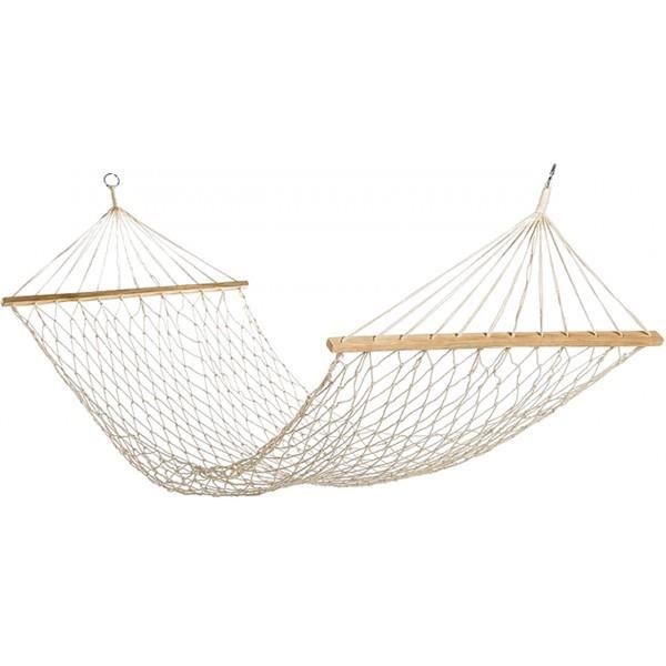 Siège Suspendu Hamac D'extérieur En Coton Portable Pour Jardin Et Camping - Bleu Hammack 2 Places