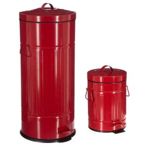 Poubelle rouge - Achat / Vente Poubelle rouge pas cher ...