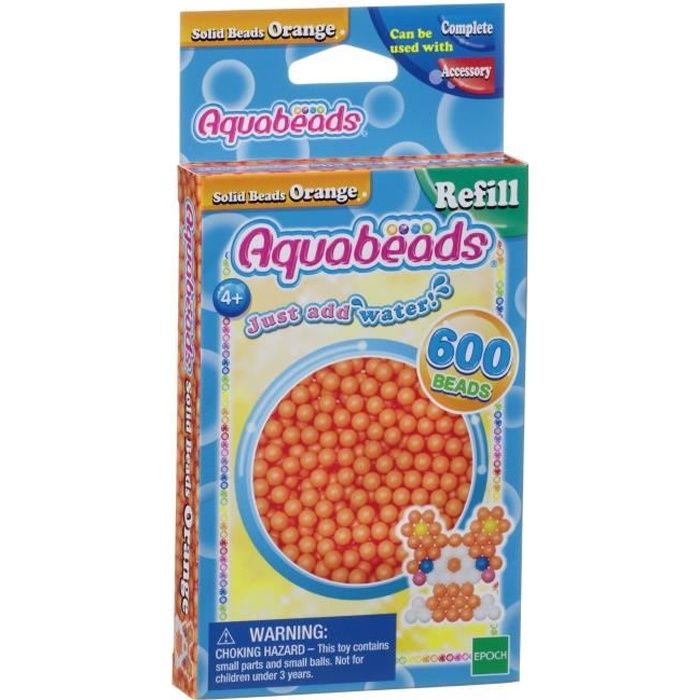 AQUABEADS Perles Classiques Orange