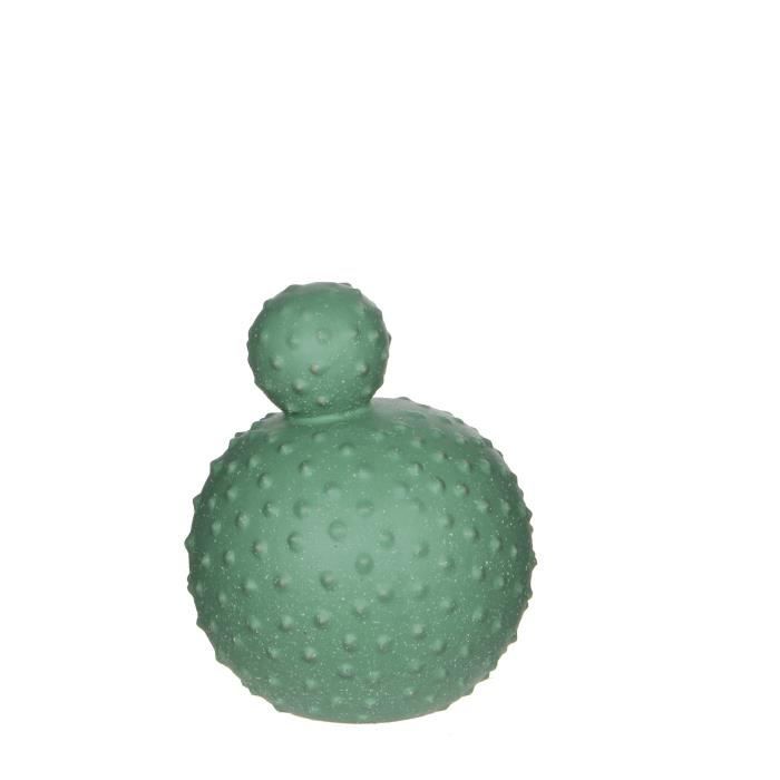 MICA DECORATIONS Cactus Déco Vert Menthe H20,5 x d16,5 cm