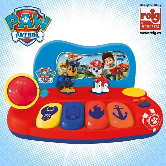 PAT PATROUILLE Piano avec microphone et amplificateur
