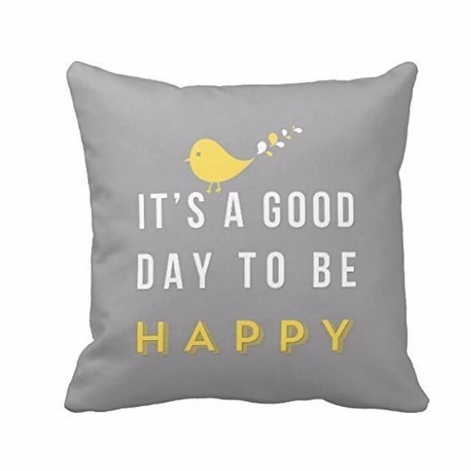 coussin en forme de lettre