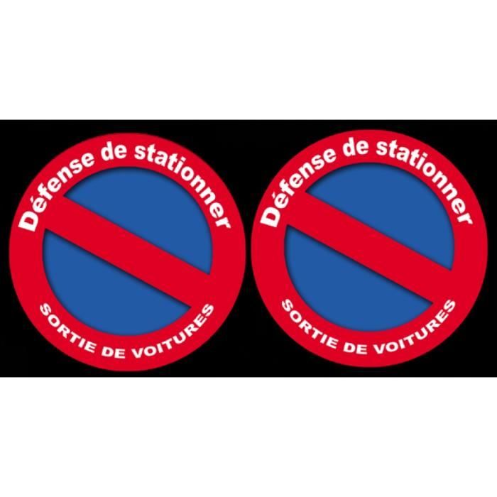 Autocollant stationnement interdit Achat / Vente Autocollant stationnement interdit pas cher