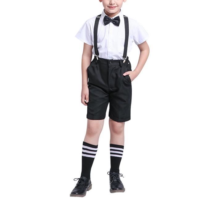 ensemble de vêtement pour garçons costume de mariage pour enfants 4