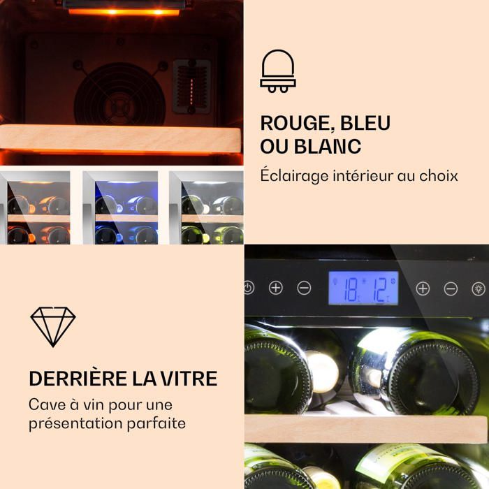 Klarstein Vinovilla Duo17 Cave à vins 532