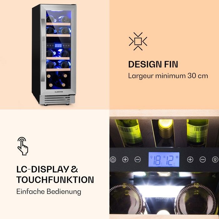 Klarstein Vinovilla Duo17 Cave à vins 533
