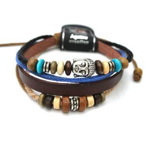 BRACELET , GOURMETTE Bracelet tibetain porte bonheur , Bouddha SHAKY\u2026