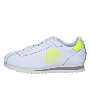 Blanc Vente Pas Cher Basket Cuir Achat Femme NP8y0mOvnw