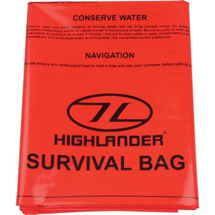 Highlander Sac De Survie Orange
