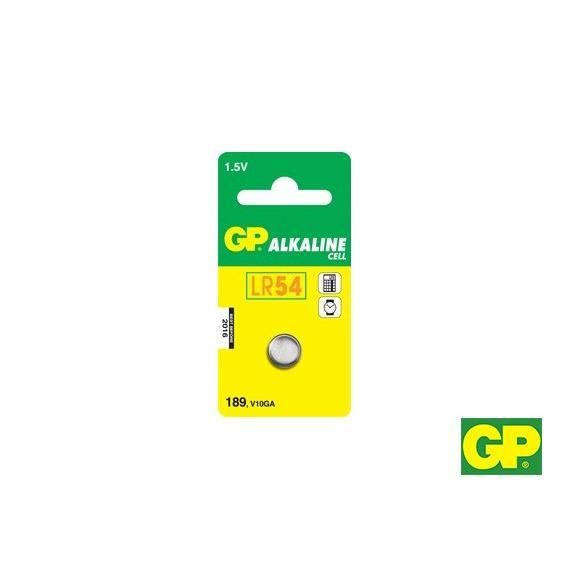 GPBM Carte de 10 piles LR54 Alcaline