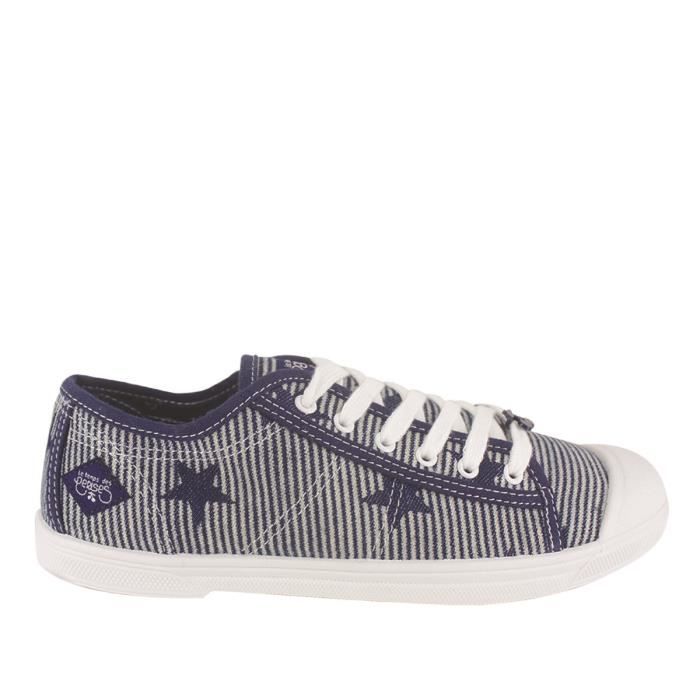 Femme Le Temps 02Baskets Blue Des Marine Star Cerises Basic beige Rayée CtrhQsdx