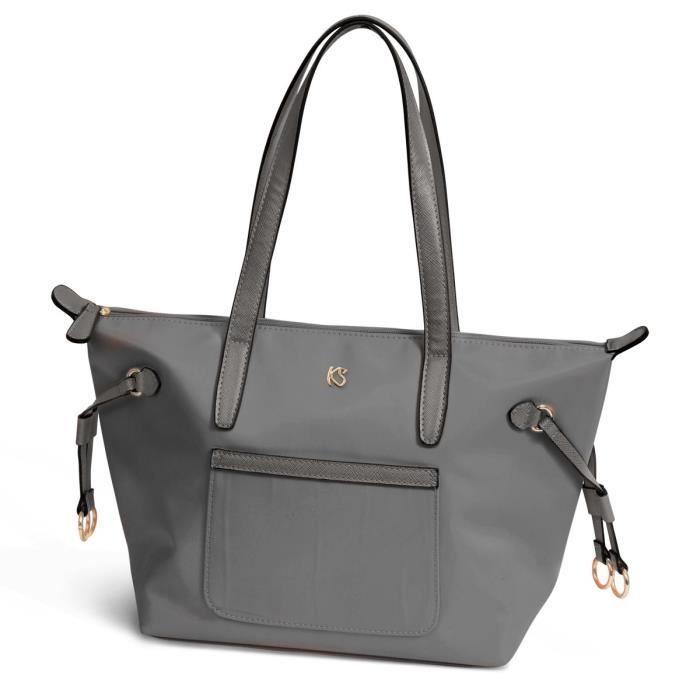 KINSTON - Sac Shopping SAFARI Gris