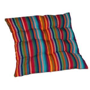 JARDIN PRIVE Galette de chaise futon La Catalane - 40x40x5cm