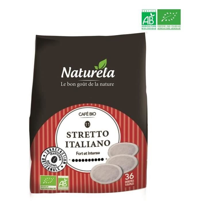Naturela Café Dosettes Souples Stretto Italiano n° 11 Bio