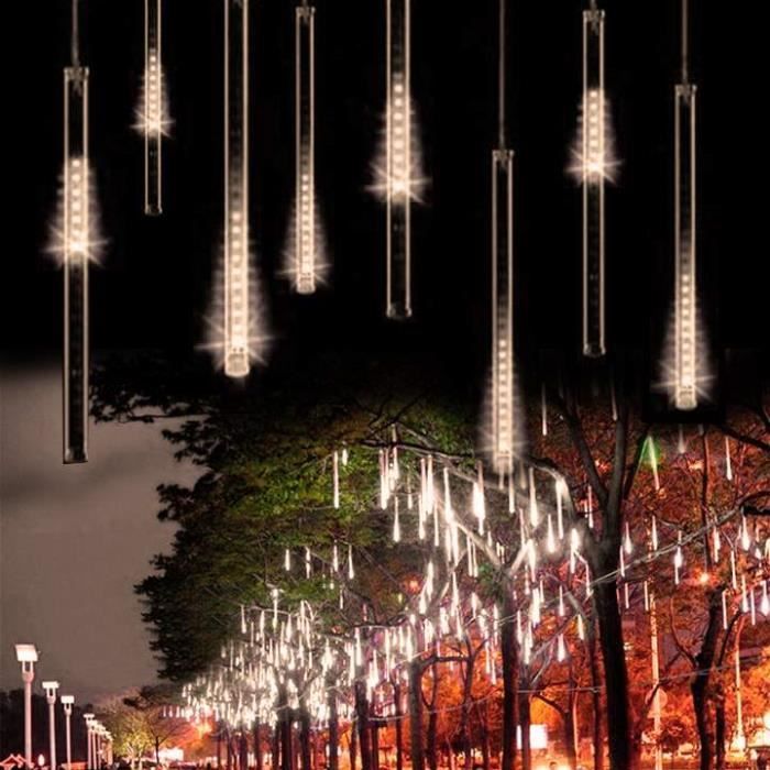 Noël Tubes Lumière Rain Décoration Meteor Led Jardin Shower De Mariage 7gm6fbvIYy