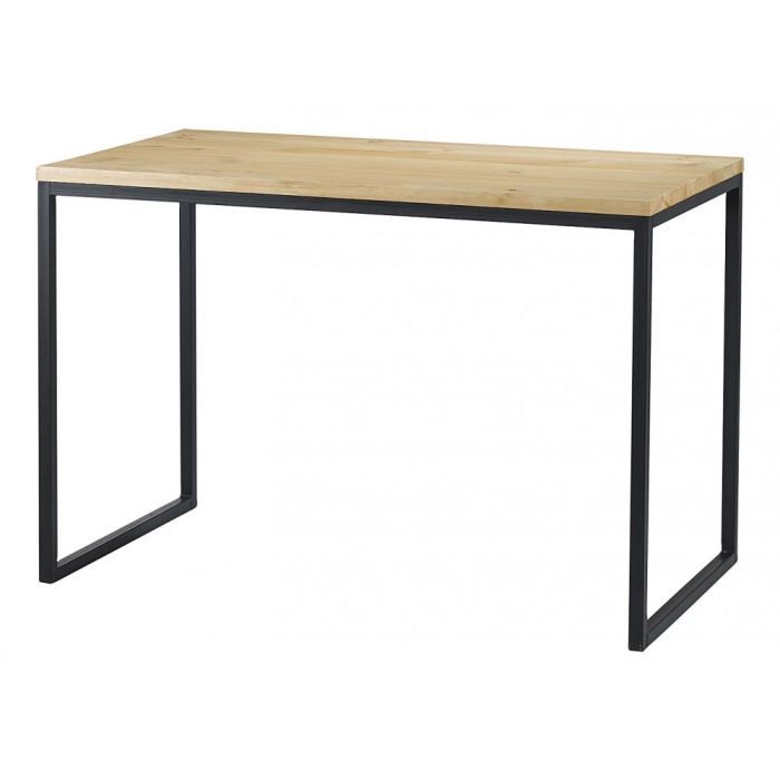 et Métal 110 cm City Couleurs des Alpes   La table bureau City 110