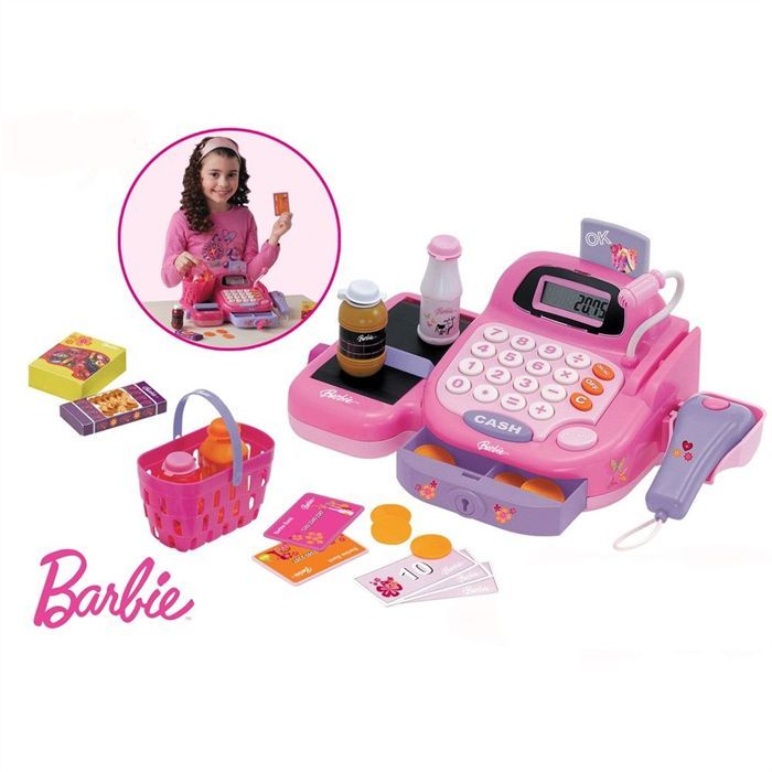 Lexibook Caisse enregistreuse Barbie   Achat / Vente IMITATION