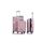 3 valises rose