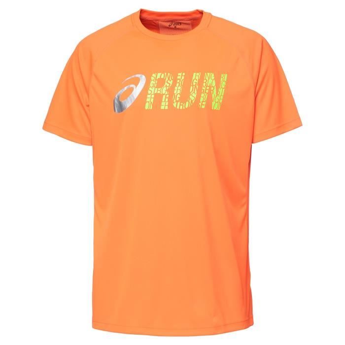 ASICS Graphic Tee shirt manches courtes Homme - Orange